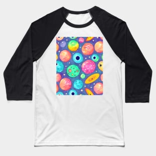 Ice Cream Planets Baseball T-Shirt